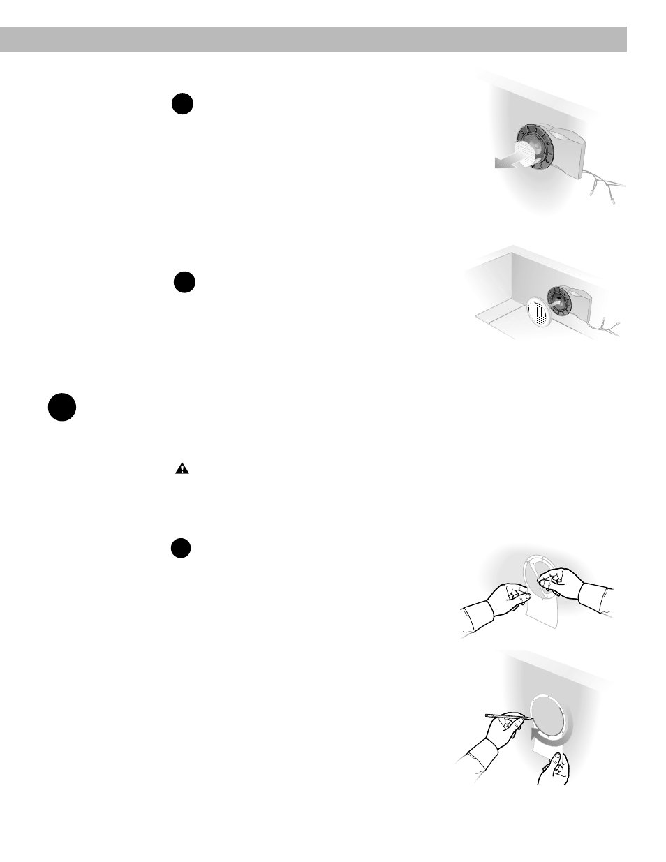 Installation from the front of the bulkhead | Bose 131 User Manual | Page 11 / 18