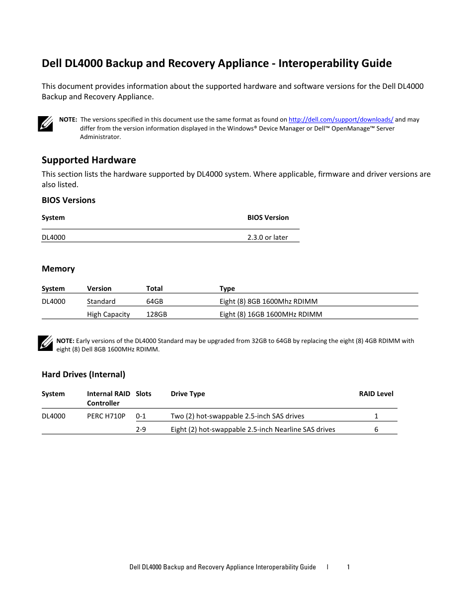 Dell DL4000 User Manual | 5 pages