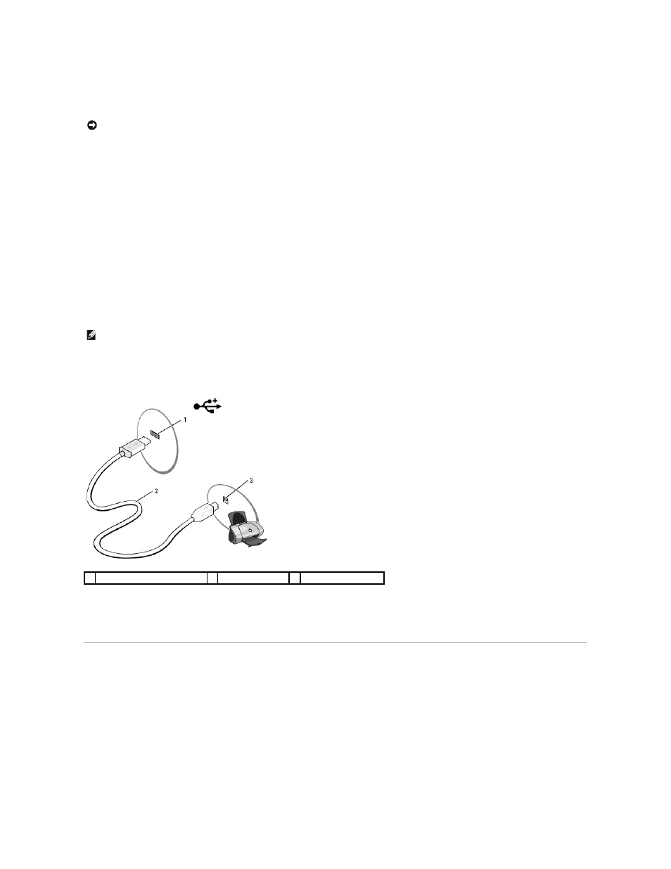 Setting up a printer, Power protection devices, Printer cable | Connecting a usb printer, Surge protectors | Dell XPS M2010 (MXP061, Mid 2006) User Manual | Page 79 / 116