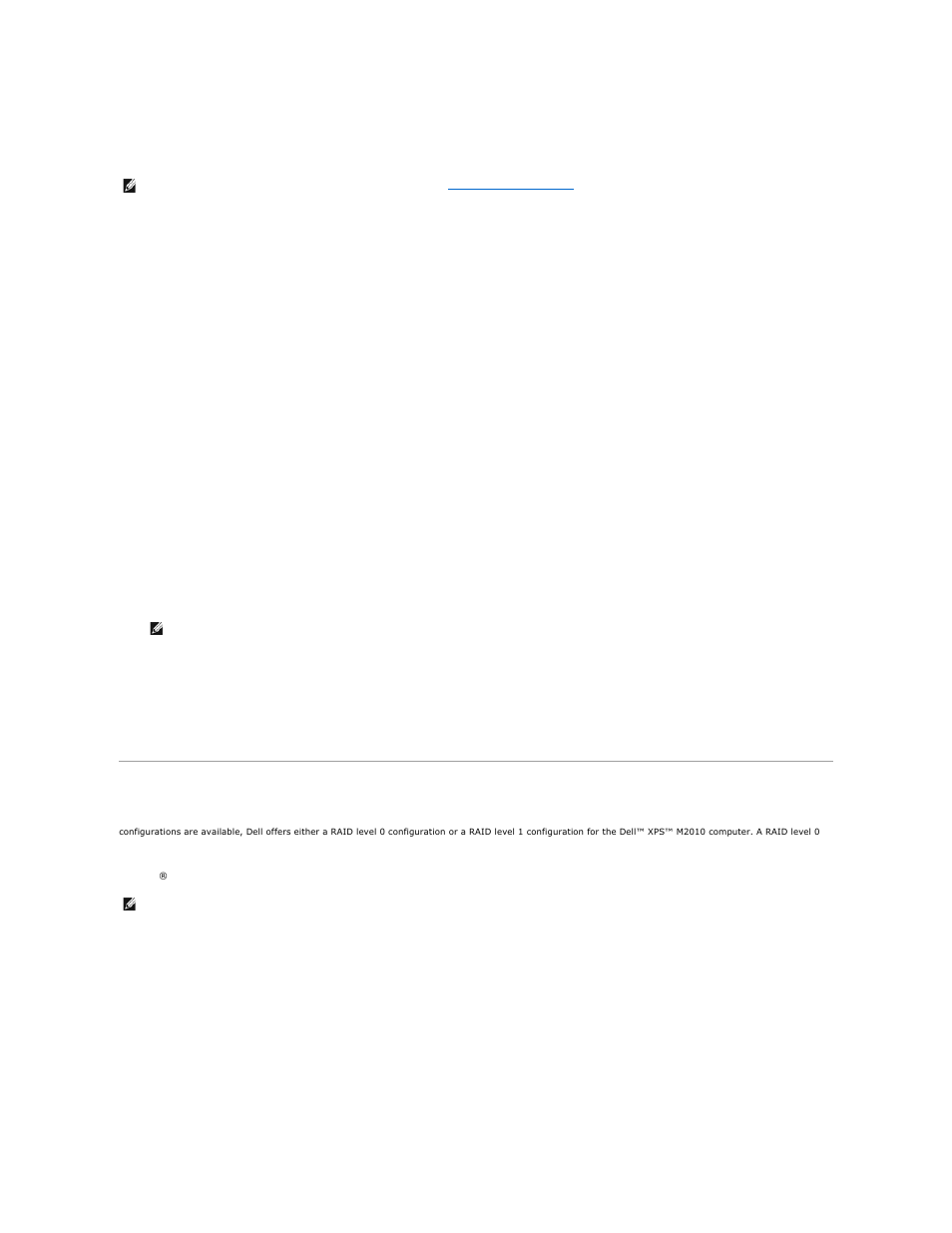About your raid configuration, Changing the boot sequence, Raid level 0 configuration | Dell XPS M2010 (MXP061, Mid 2006) User Manual | Page 82 / 116