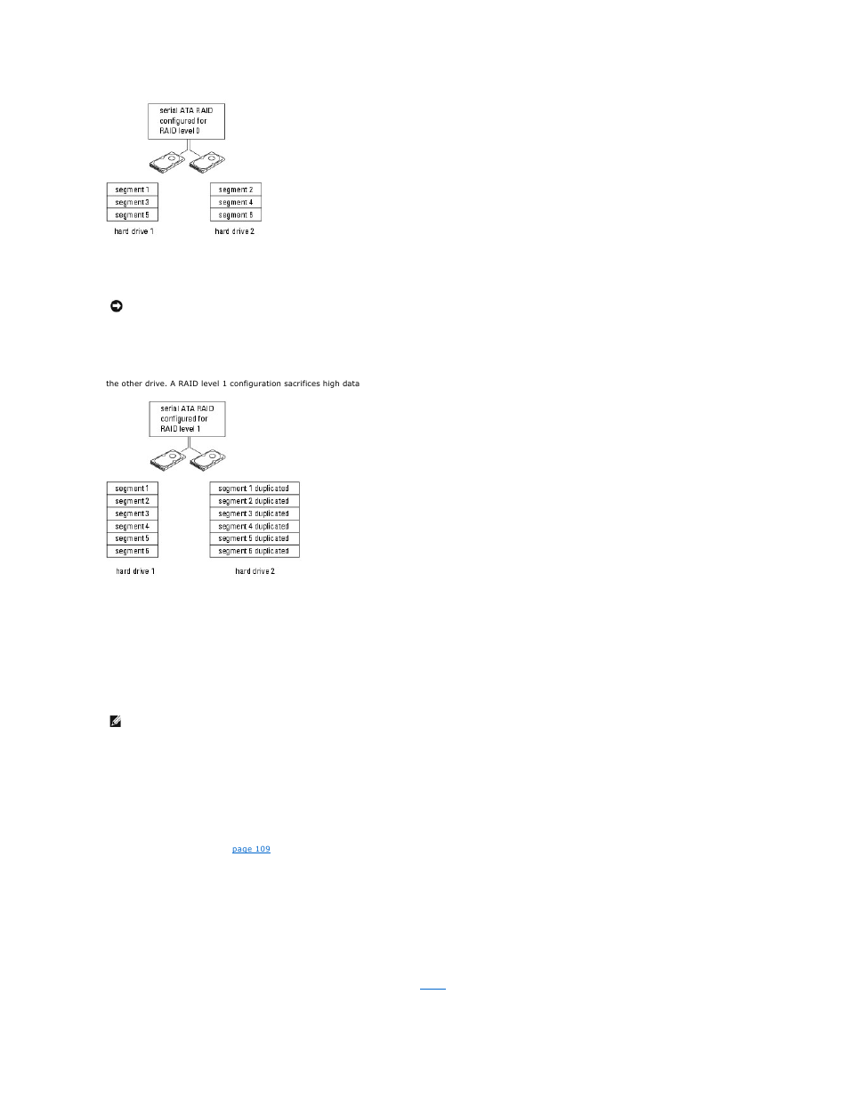 Raid level 1 configuration, Configuring your computer for raid | Dell XPS M2010 (MXP061, Mid 2006) User Manual | Page 83 / 116