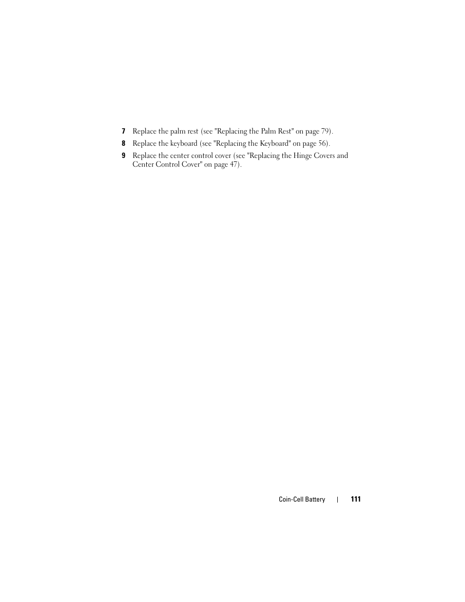 Dell XPS M1530 (M1530, Late 2007) User Manual | Page 111 / 118