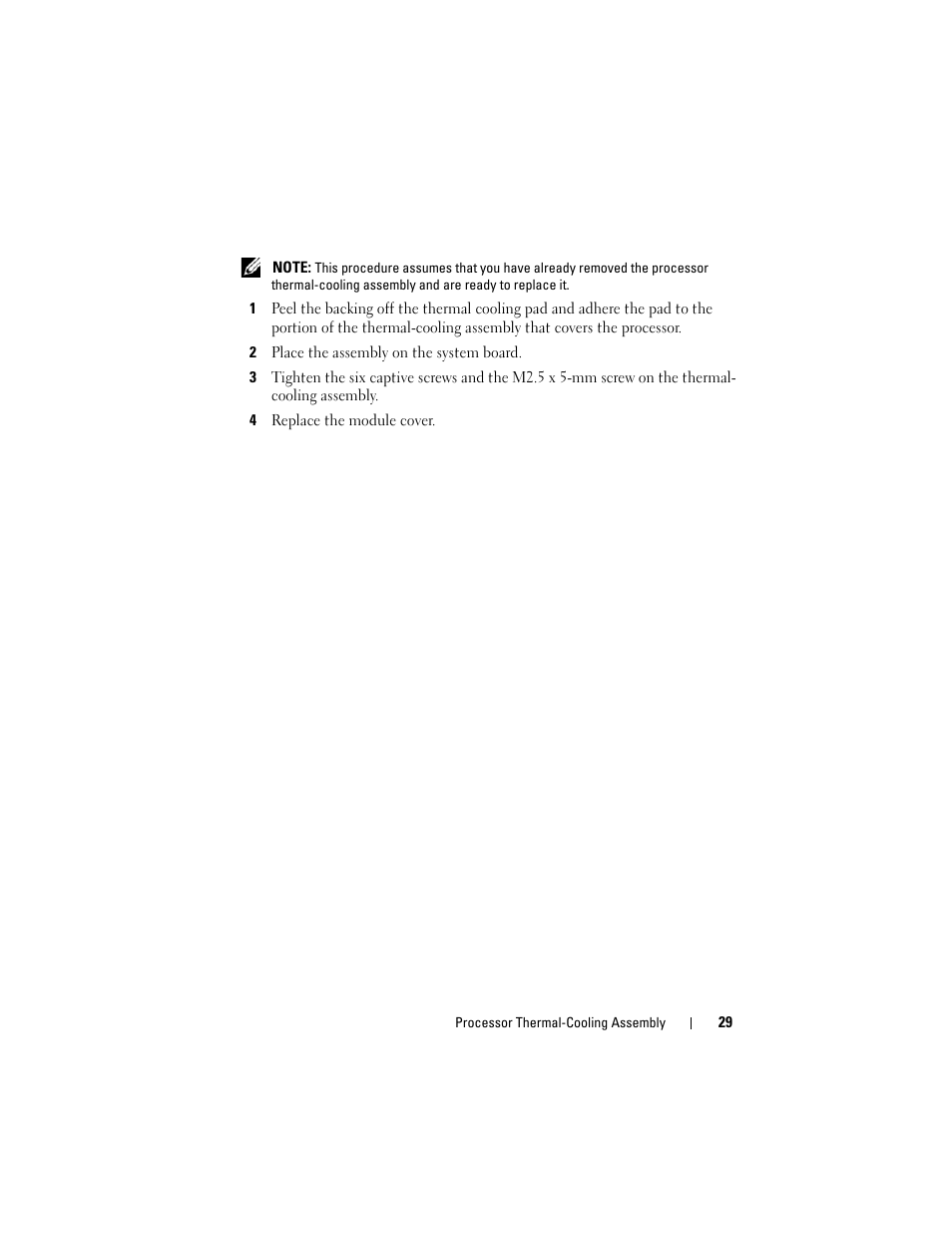 Dell XPS M1530 (M1530, Late 2007) User Manual | Page 29 / 118