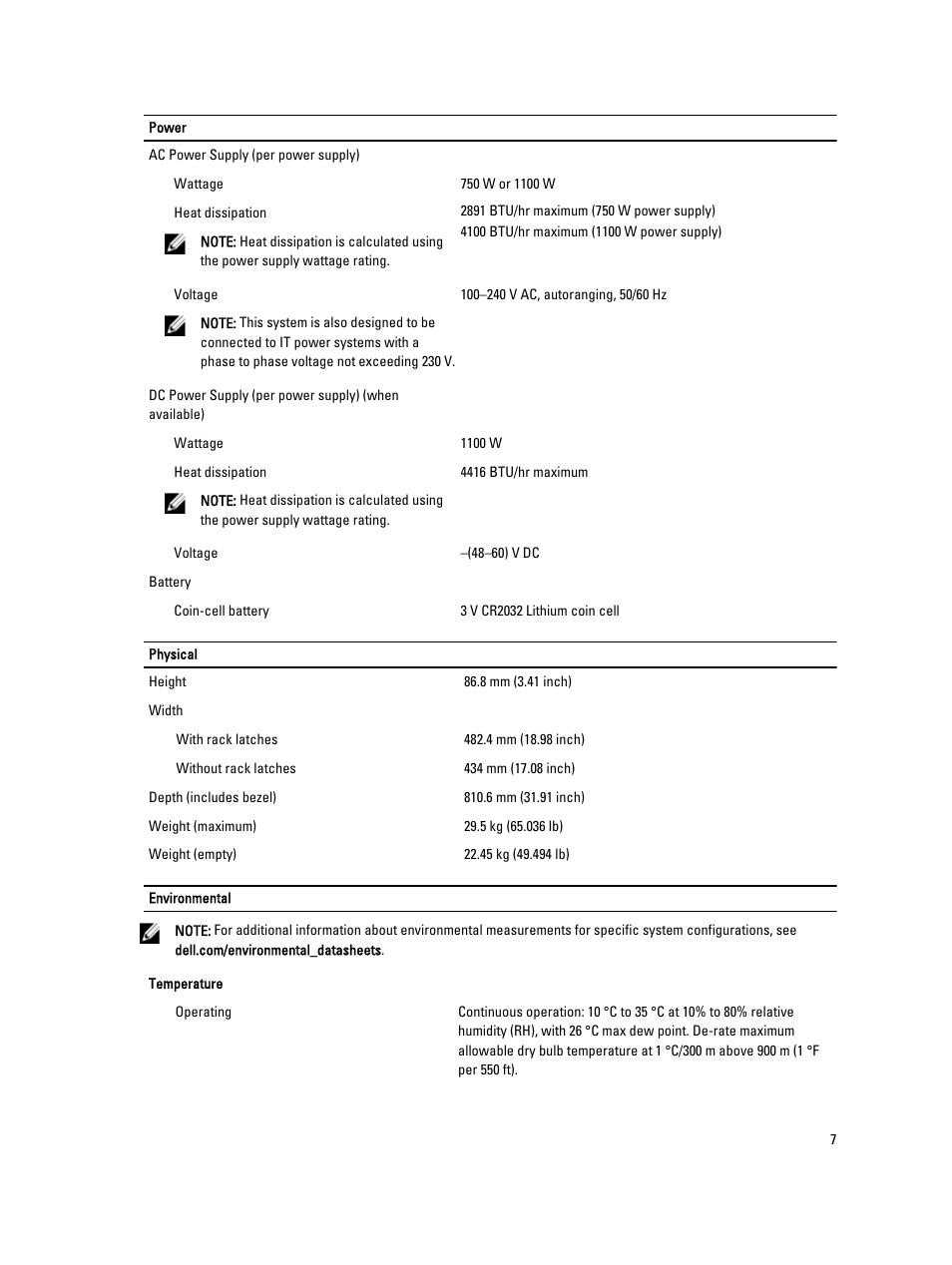 Dell PowerEdge R820 User Manual | Page 7 / 8