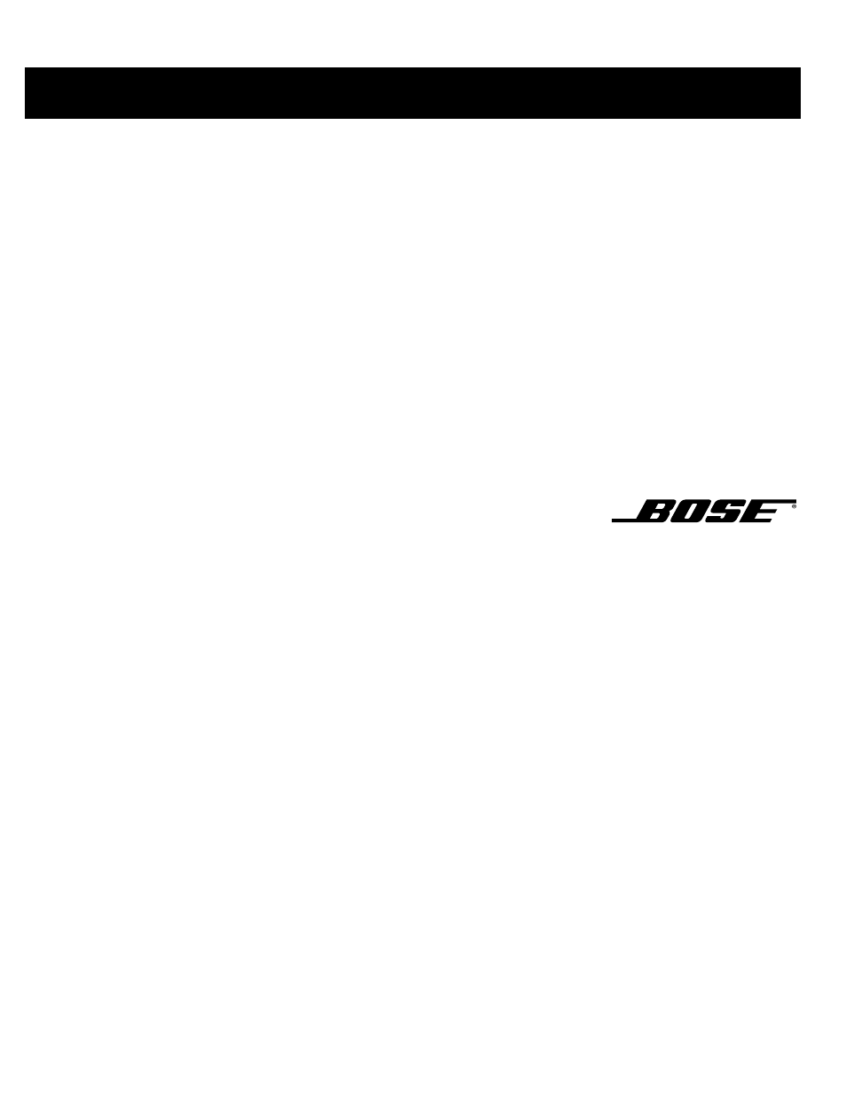 Bose Acoustimass 16 User Manual | 18 pages