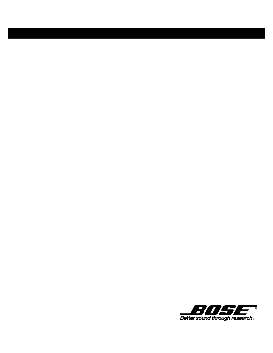 Bose Acoustimass 16 User Manual | Page 18 / 18