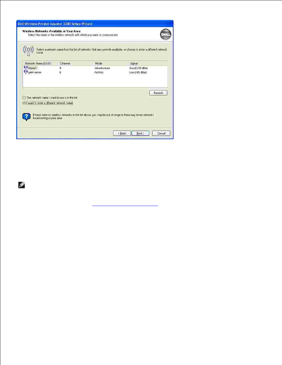 Dell Wireless Printer Adapter 3300 User Manual | Page 11 / 45