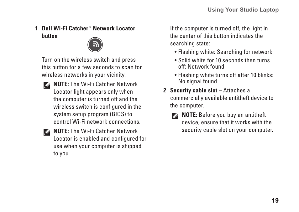 Dell Studio 1737 (Late  2008) User Manual | Page 21 / 84