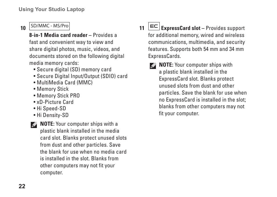 Dell Studio 1737 (Late  2008) User Manual | Page 24 / 84