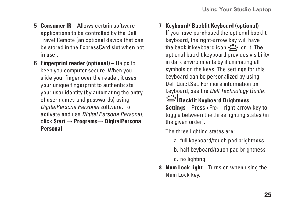 Dell Studio 1737 (Late  2008) User Manual | Page 27 / 84