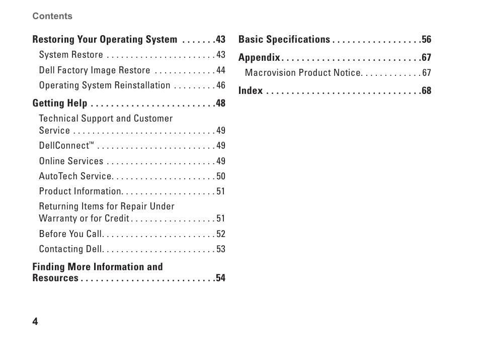 Dell Studio 1737 (Late  2008) User Manual | Page 6 / 84