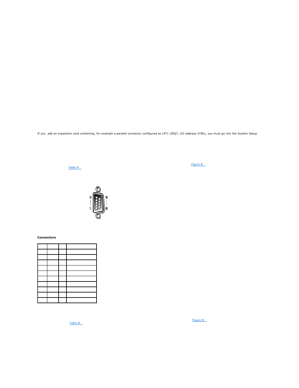 Serial connectors, Parallel connector | Dell PowerEdge 500SC User Manual | Page 5 / 37