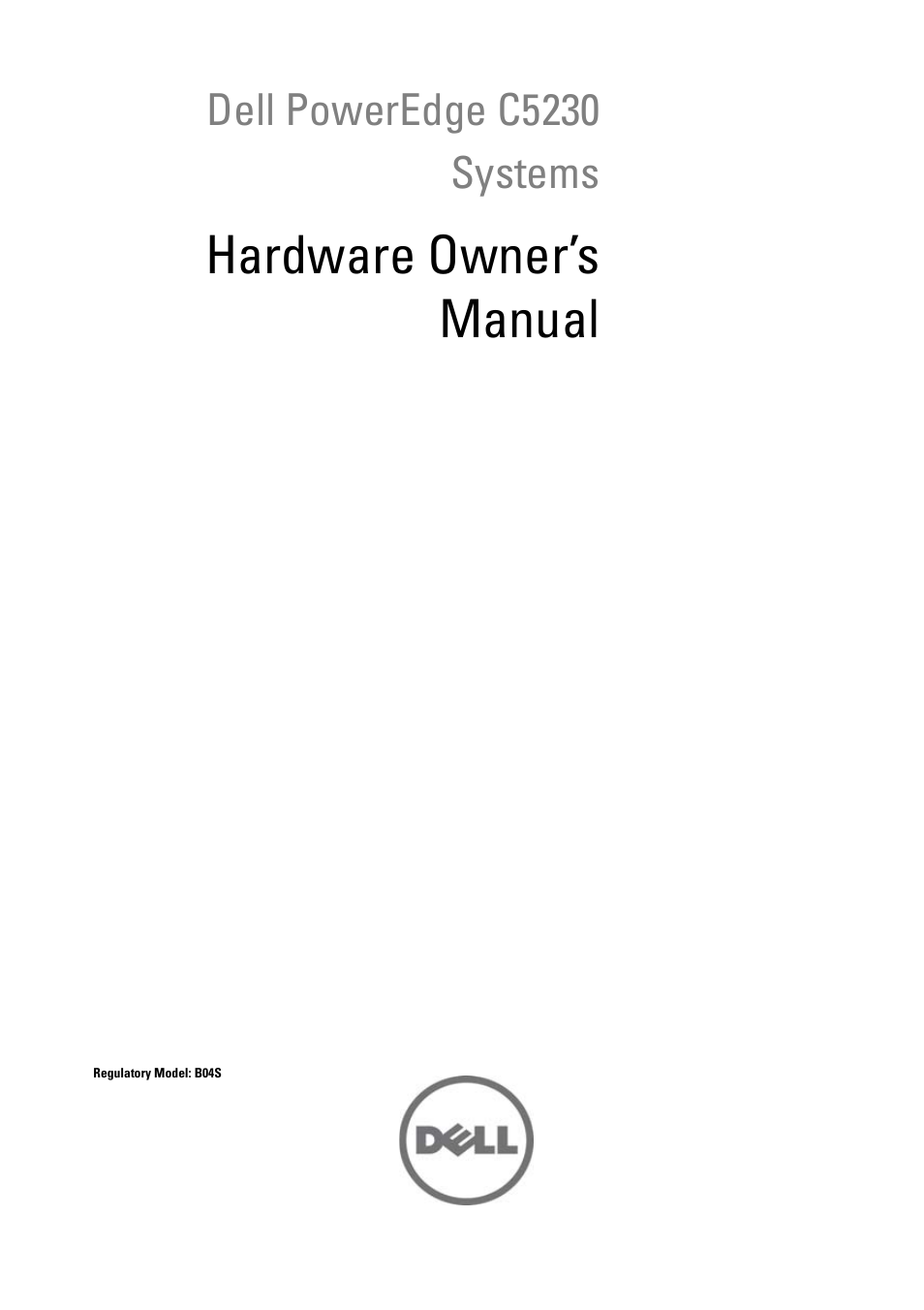 Dell PowerEdge C5230 User Manual | 146 pages