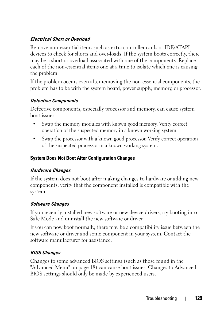 Dell PowerEdge C5230 User Manual | Page 129 / 146