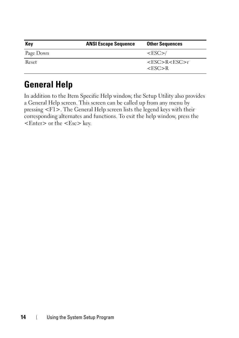 General help | Dell PowerEdge C5230 User Manual | Page 14 / 146