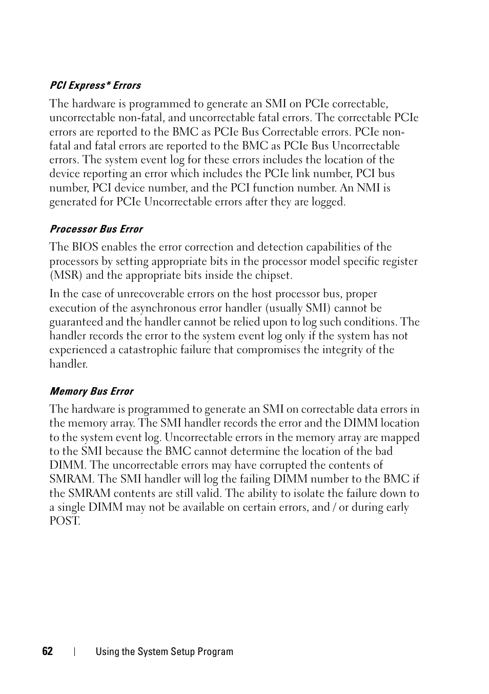 Dell PowerEdge C5230 User Manual | Page 62 / 146