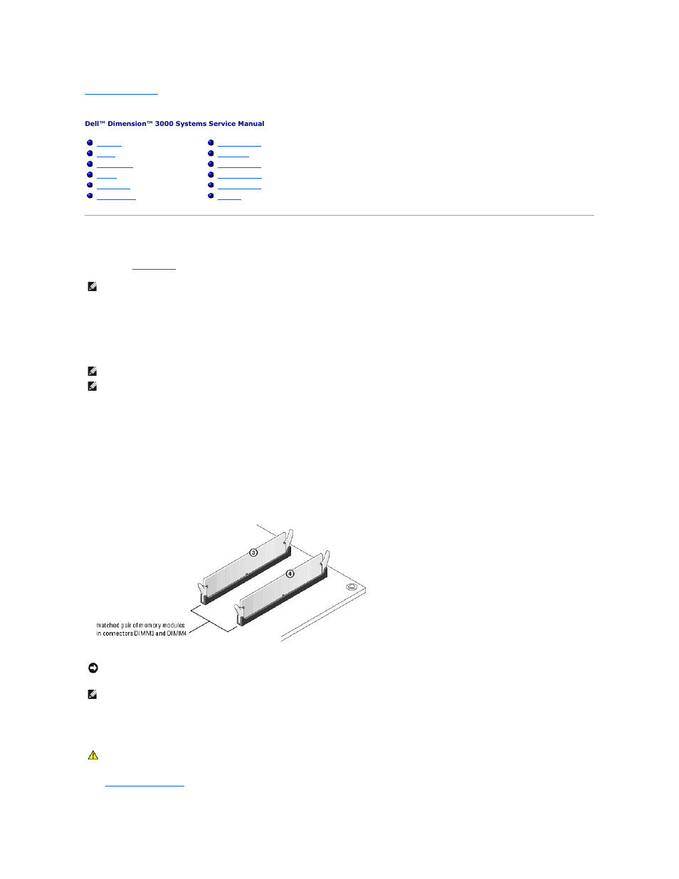 Removing and installing parts | Dell Dimension 3000 User Manual | Page 10 / 42
