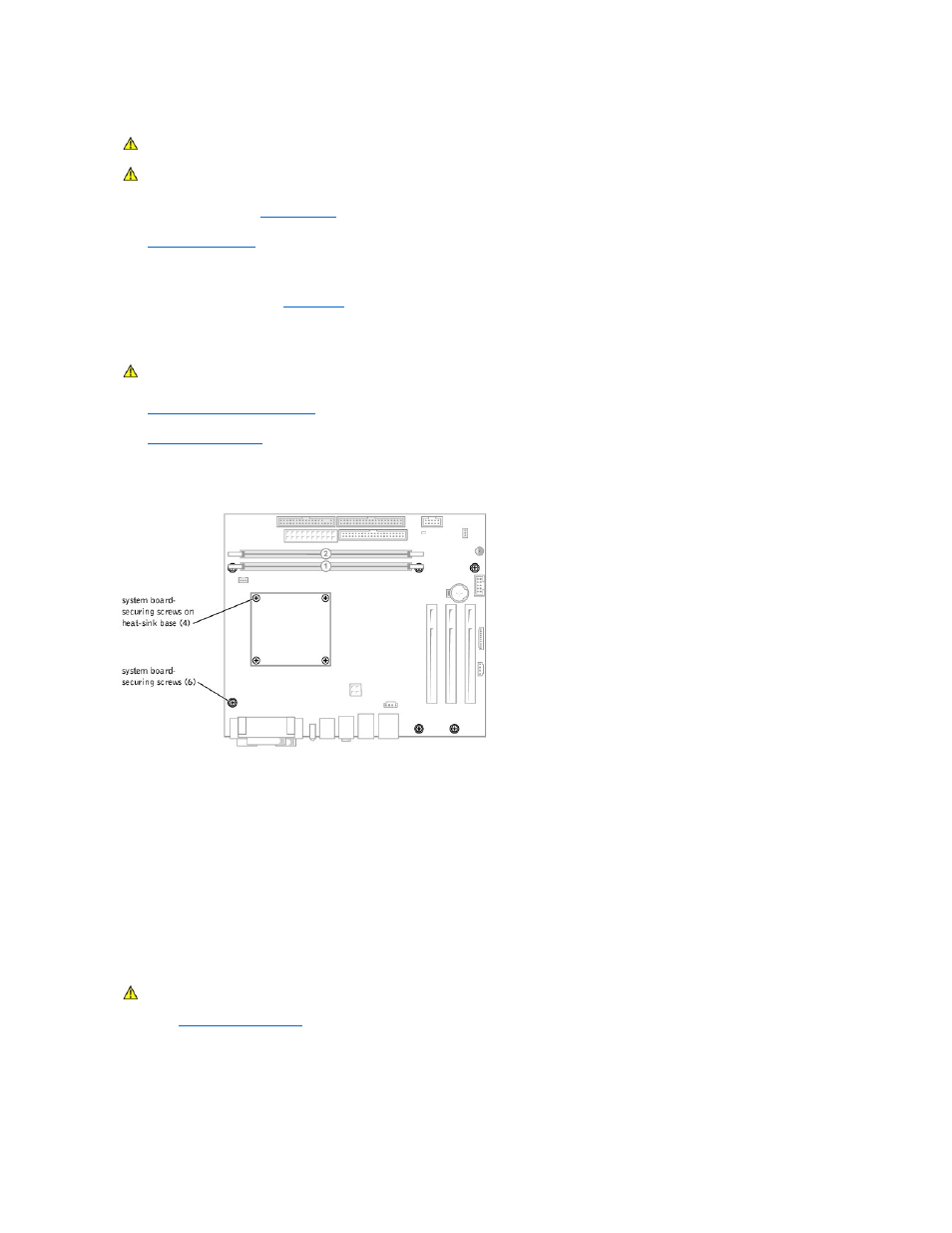 Installing the system board | Dell Dimension 3000 User Manual | Page 27 / 42