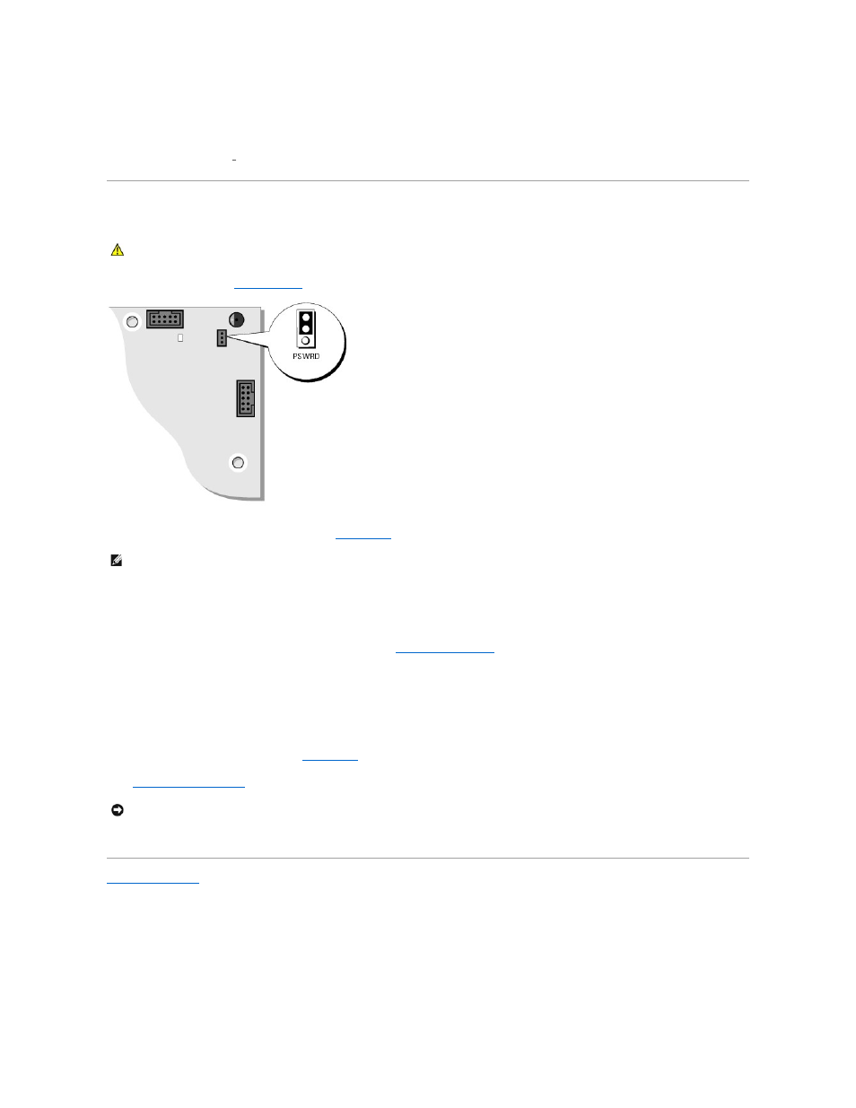 Clearing forgotten passwords | Dell Dimension 3000 User Manual | Page 37 / 42