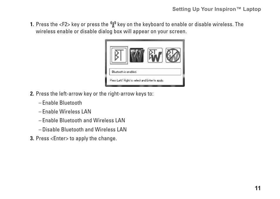 Dell Inspiron 1320 (Mid 2009) User Manual | Page 13 / 74