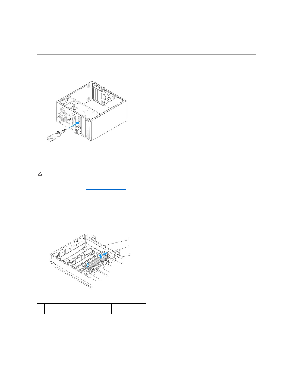 Removing the flexdock break-away metal plate, Replacing the flexdock drive inserts, Replacing the drive panel insert | Away metal plate, if applicable (see | Dell Studio XPS 435 MT (Late 2008) User Manual | Page 16 / 40