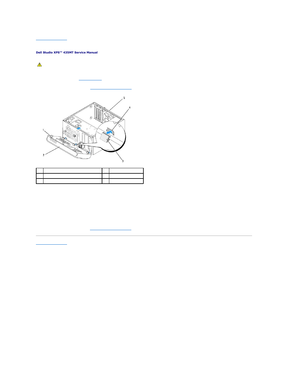 Replacing the front panel | Dell Studio XPS 435 MT (Late 2008) User Manual | Page 20 / 40
