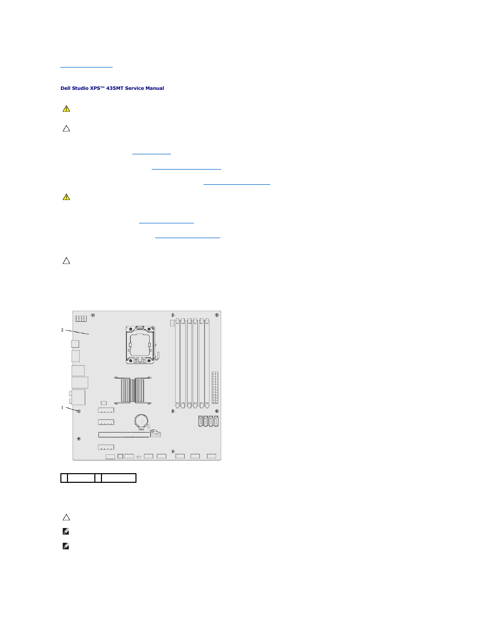 Replacing the system board | Dell Studio XPS 435 MT (Late 2008) User Manual | Page 28 / 40