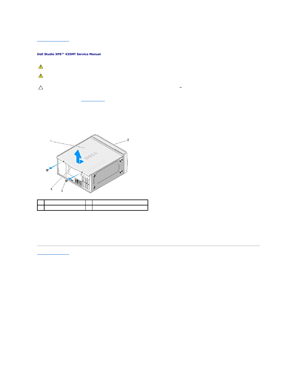 Replacing the computer cover | Dell Studio XPS 435 MT (Late 2008) User Manual | Page 9 / 40