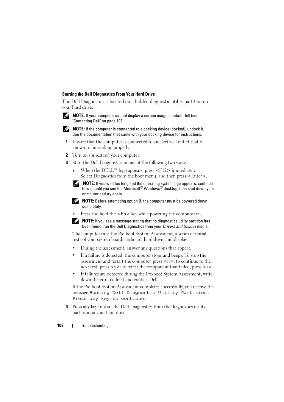 Dell Inspiron 1520 (Mid 2007) User Manual | Page 108 / 236