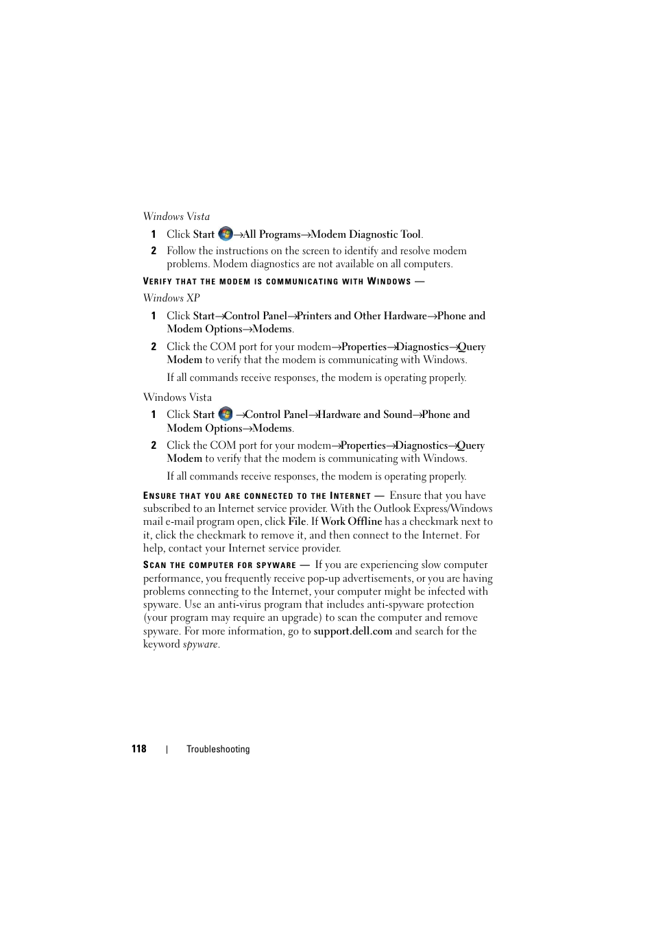 Dell Inspiron 1520 (Mid 2007) User Manual | Page 118 / 236