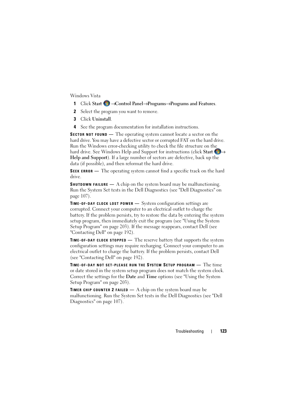 Dell Inspiron 1520 (Mid 2007) User Manual | Page 123 / 236