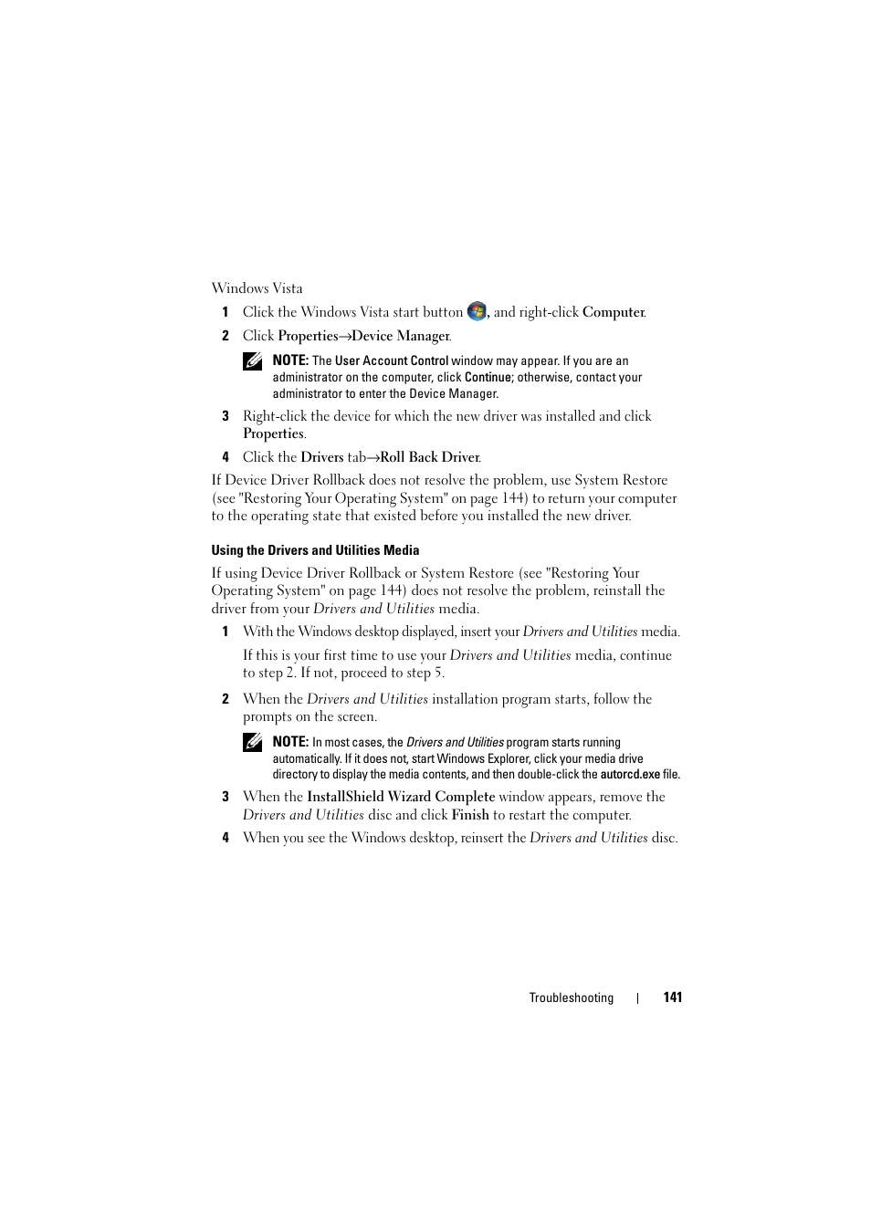 Dell Inspiron 1520 (Mid 2007) User Manual | Page 141 / 236