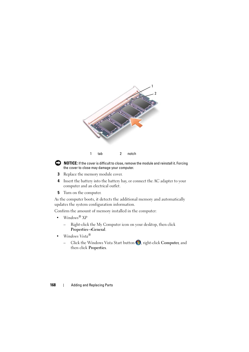 Dell Inspiron 1520 (Mid 2007) User Manual | Page 168 / 236