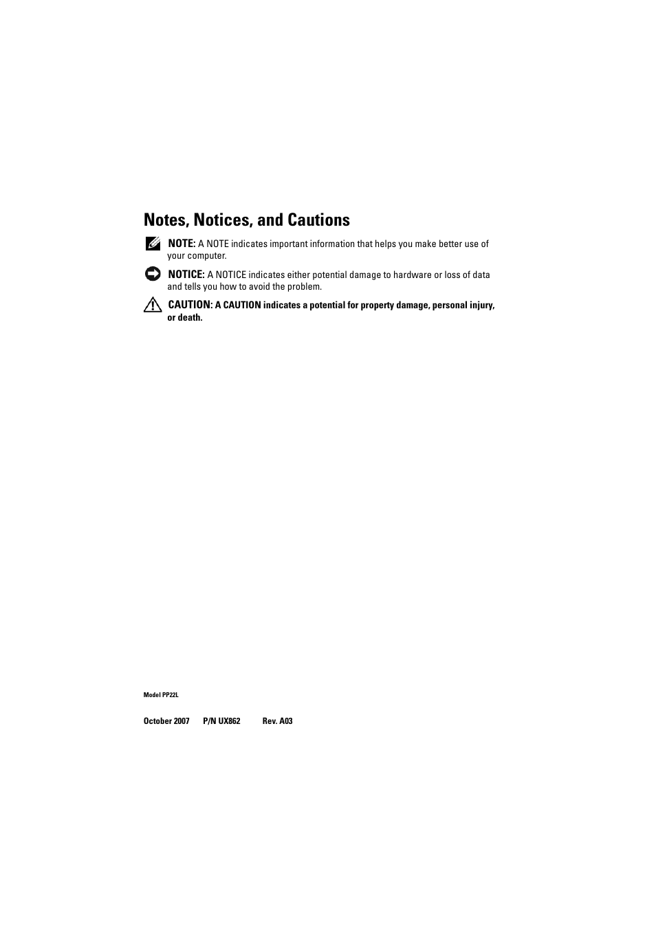 Dell Inspiron 1520 (Mid 2007) User Manual | Page 2 / 236