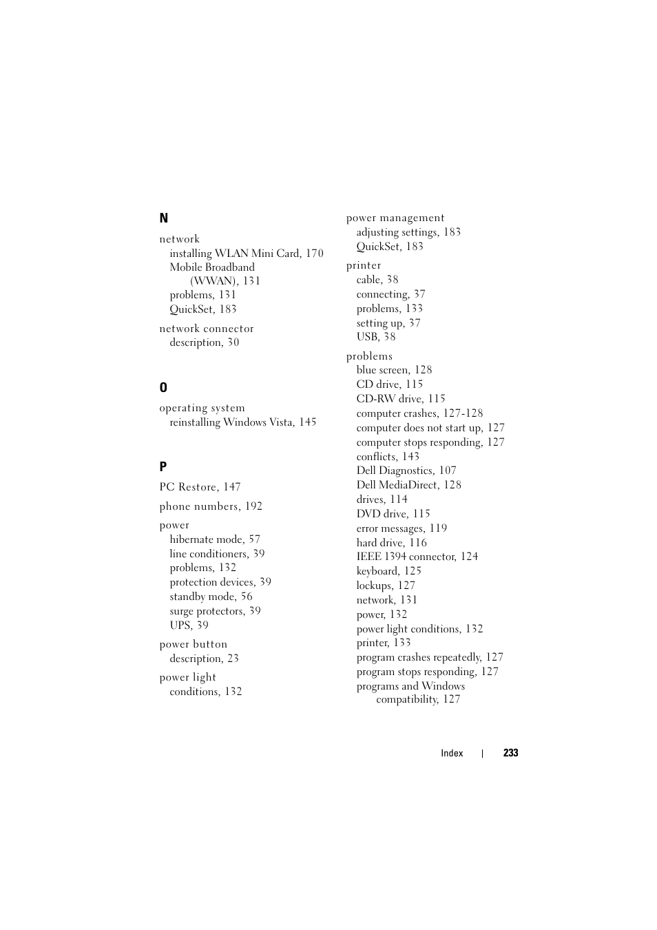 Dell Inspiron 1520 (Mid 2007) User Manual | Page 233 / 236