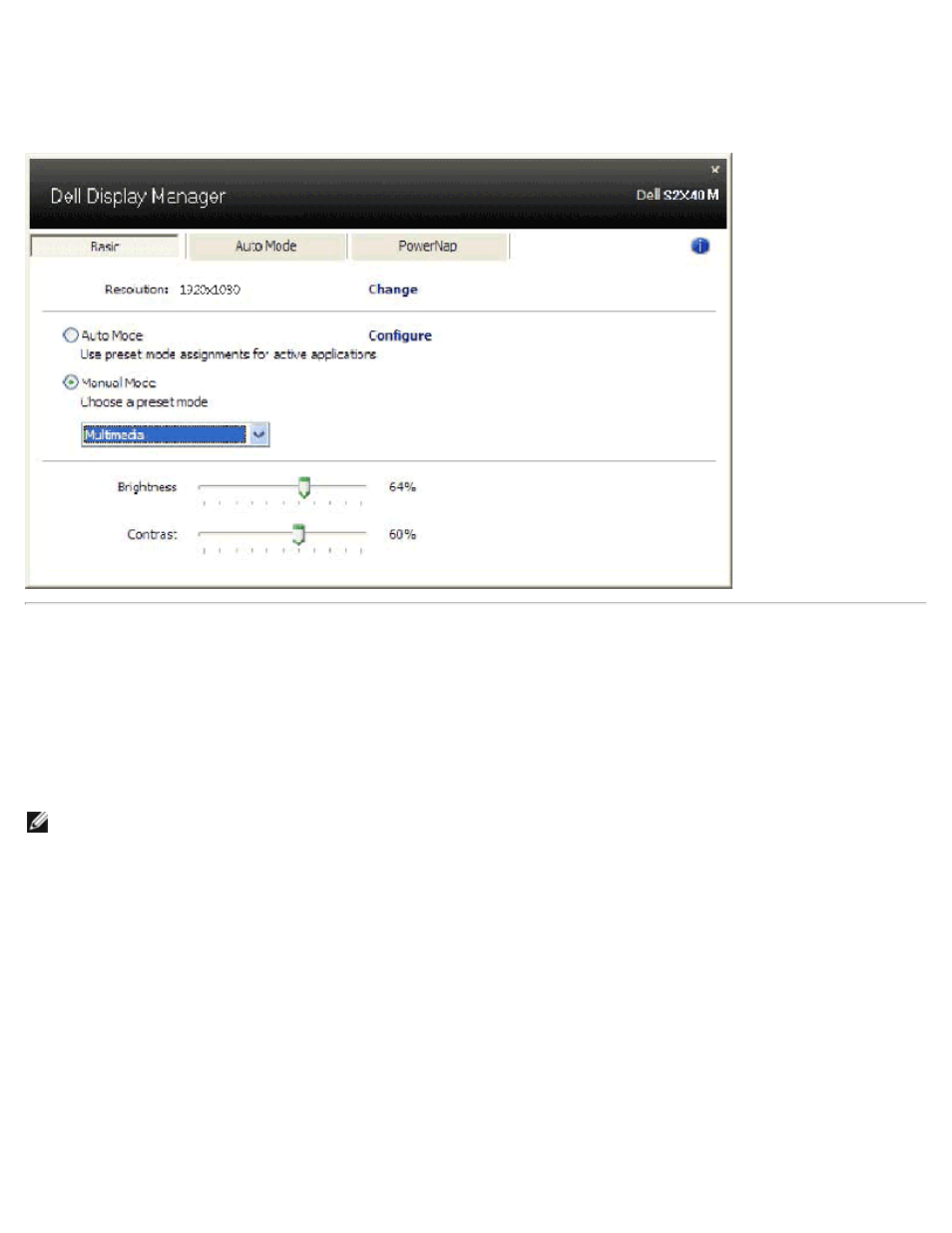 Assigning preset modes to applications | Dell S2340M Monitor User Manual | Page 2 / 3