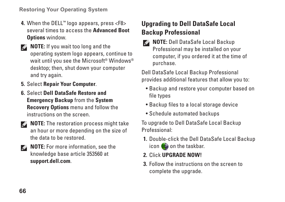 Dell Studio 1558 (Early 2010) User Manual | Page 68 / 102