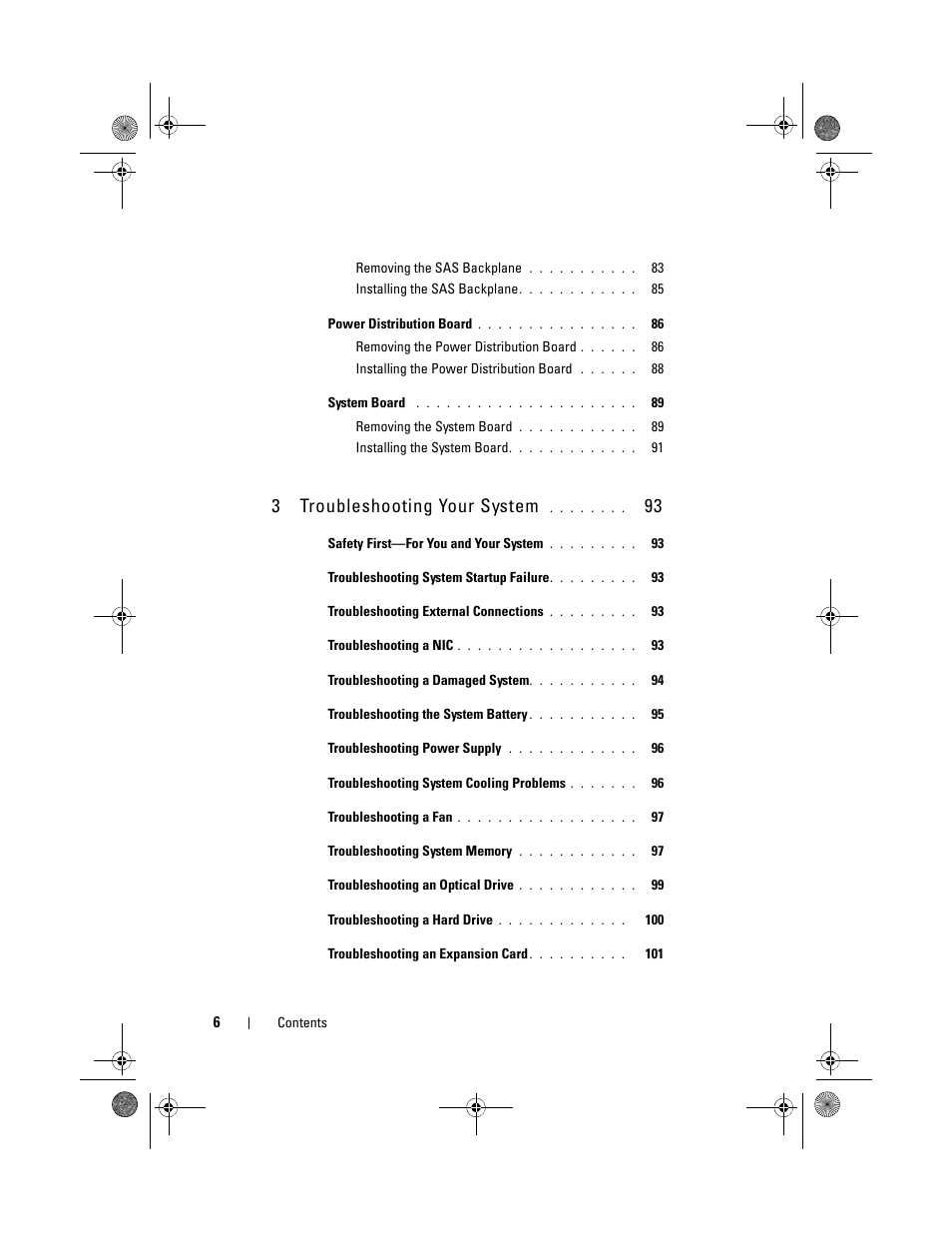 3 troubleshooting your system | Dell PowerVault NX3500 User Manual | Page 6 / 118