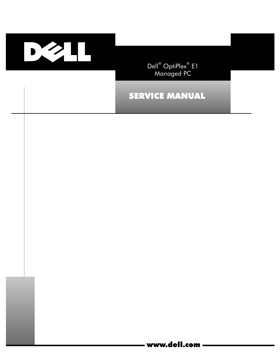 Dell OptiPlex E1 User Manual | 76 pages