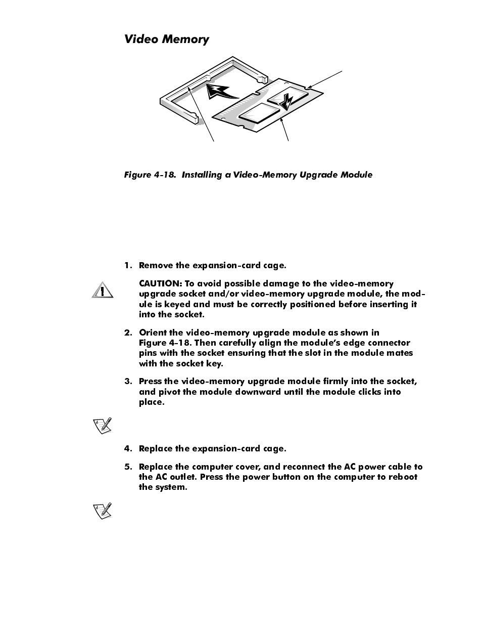 Video memory, Video memory -18, 9lghr0hpru | Dell OptiPlex E1 User Manual | Page 64 / 76