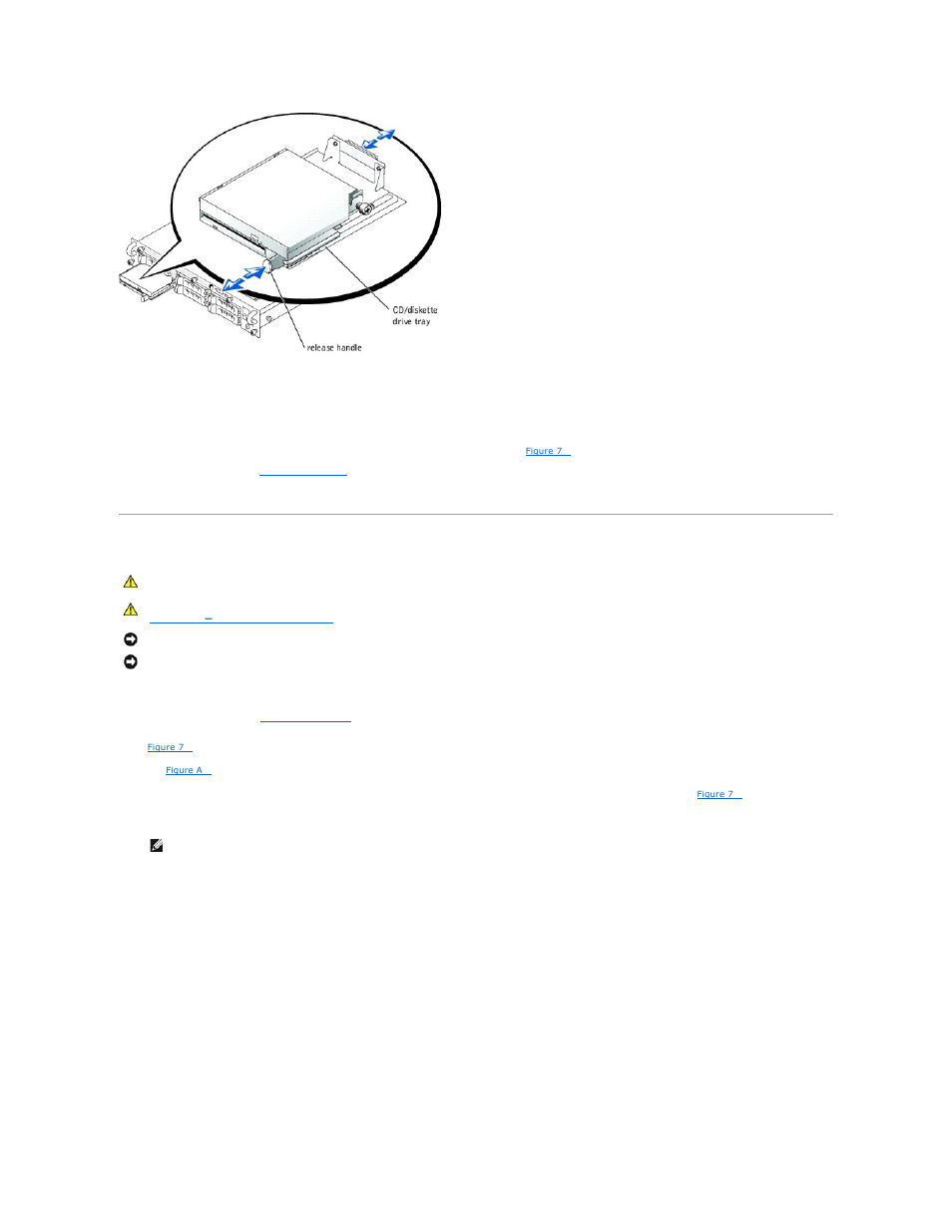 Activating the integrated raid controller, Optional integrated raid controller (see, Installing the cd/diskette drive tray | Dell PowerEdge 2650 User Manual | Page 62 / 74