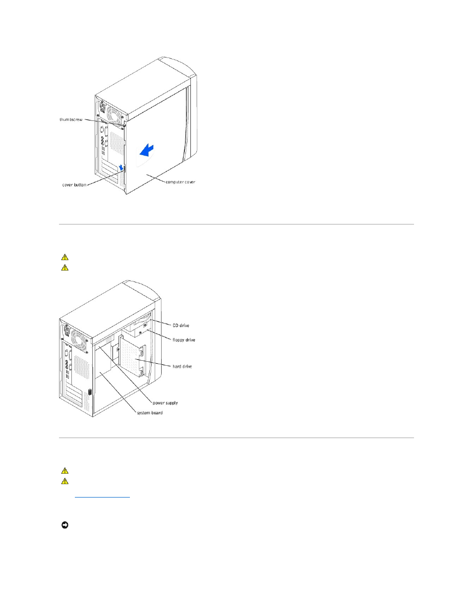 Looking inside your computer, Adding or removing cards | Dell Dimension 2300 User Manual | Page 11 / 51