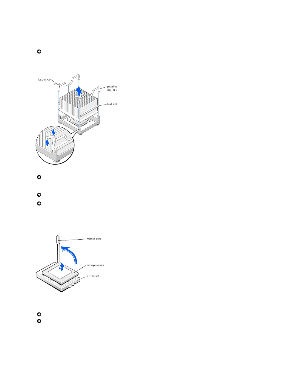 Installing the microprocessor | Dell Dimension 2300 User Manual | Page 22 / 51