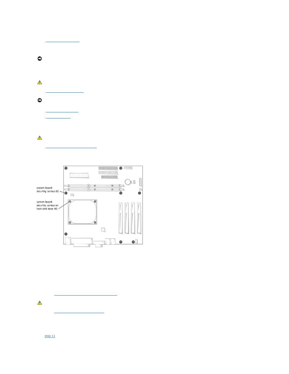 Installing the system board | Dell Dimension 2300 User Manual | Page 24 / 51