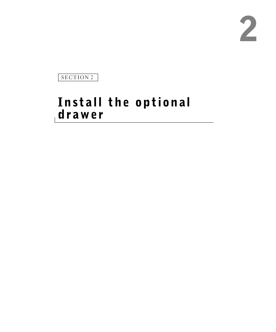 Install the optional drawer | Dell Workgroup Laser Printer S2500/S2500n User Manual | Page 13 / 124
