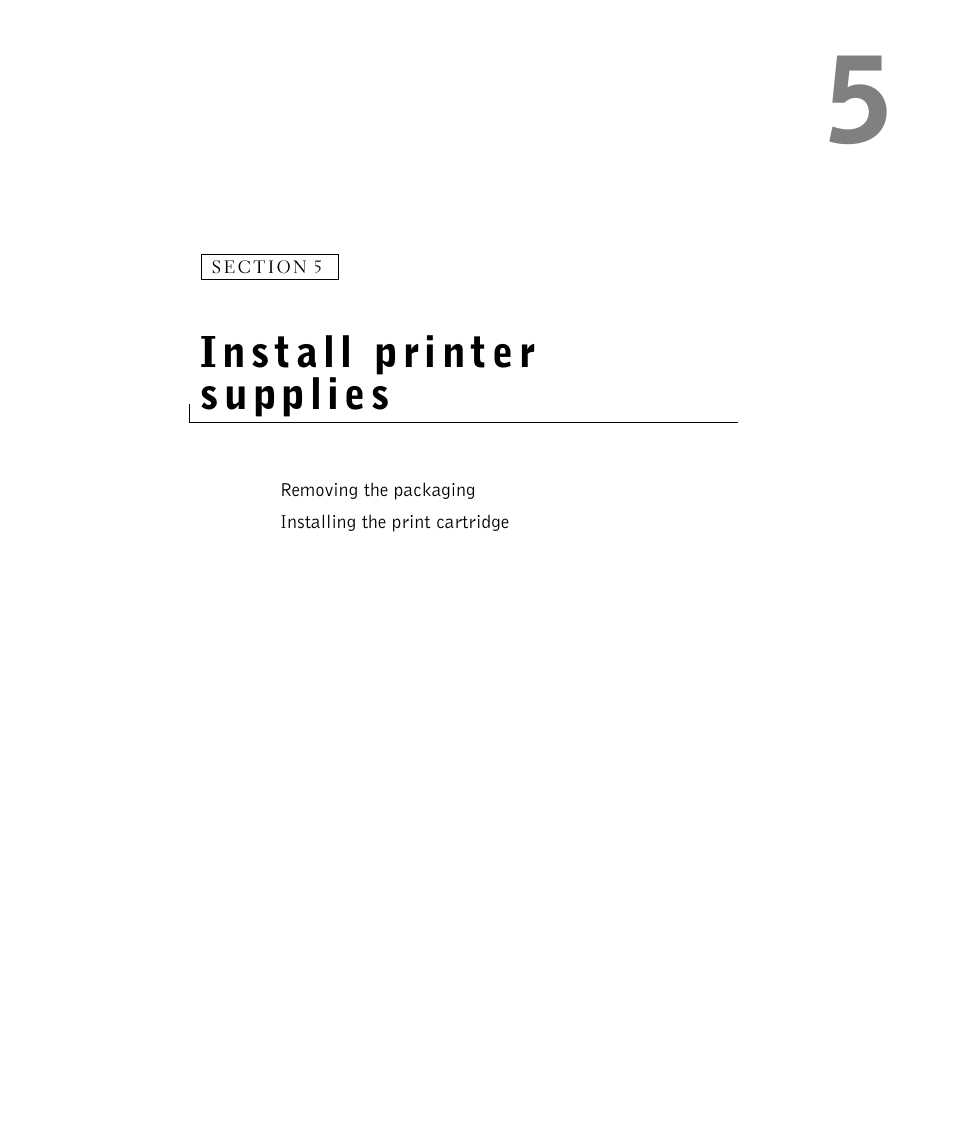 Install printer supplies | Dell Workgroup Laser Printer S2500/S2500n User Manual | Page 27 / 124