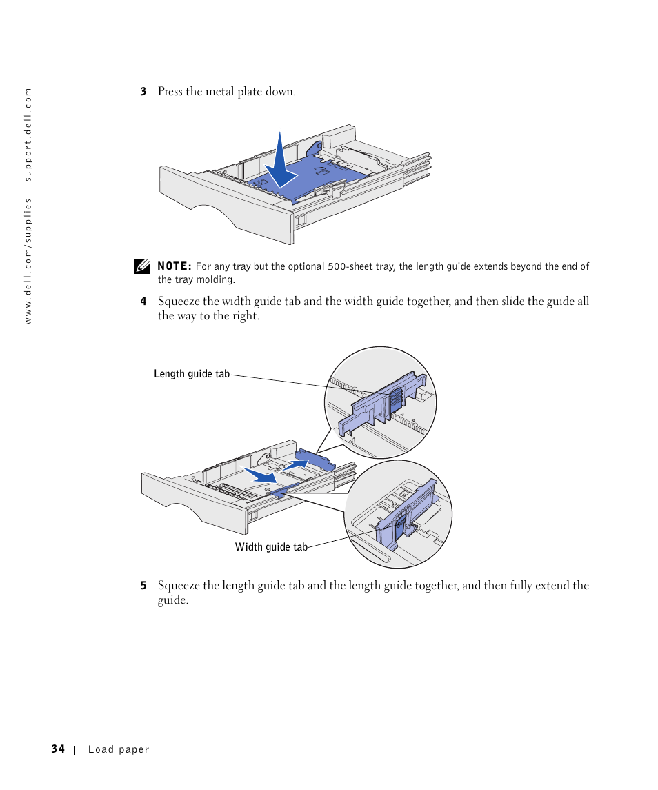 Dell Workgroup Laser Printer S2500/S2500n User Manual | Page 34 / 124