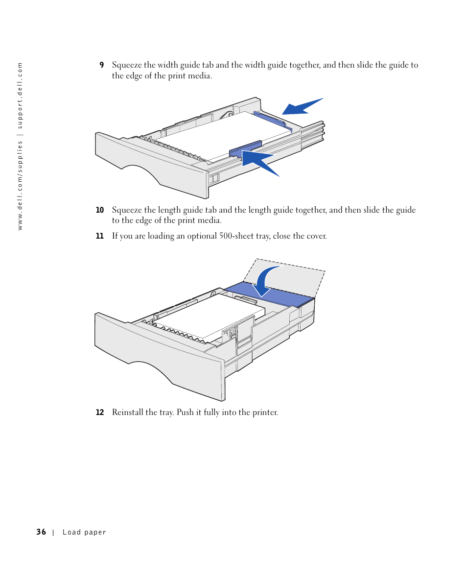 Dell Workgroup Laser Printer S2500/S2500n User Manual | Page 36 / 124