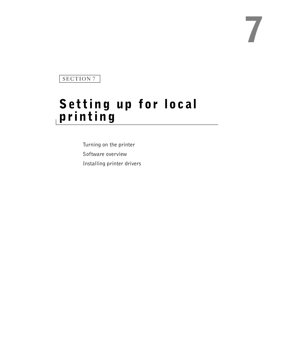 Setting up for local printing | Dell Workgroup Laser Printer S2500/S2500n User Manual | Page 41 / 124