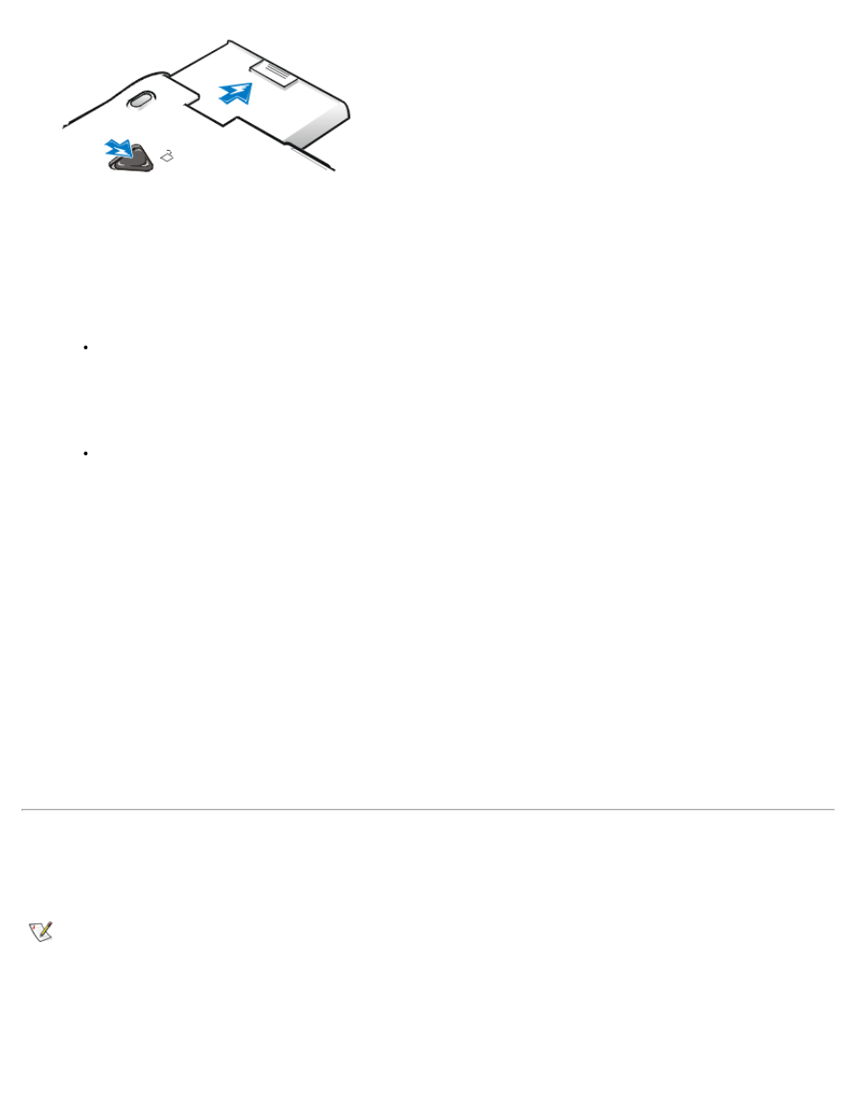 Installing a second battery | Dell Latitude CPx H User Manual | Page 56 / 172